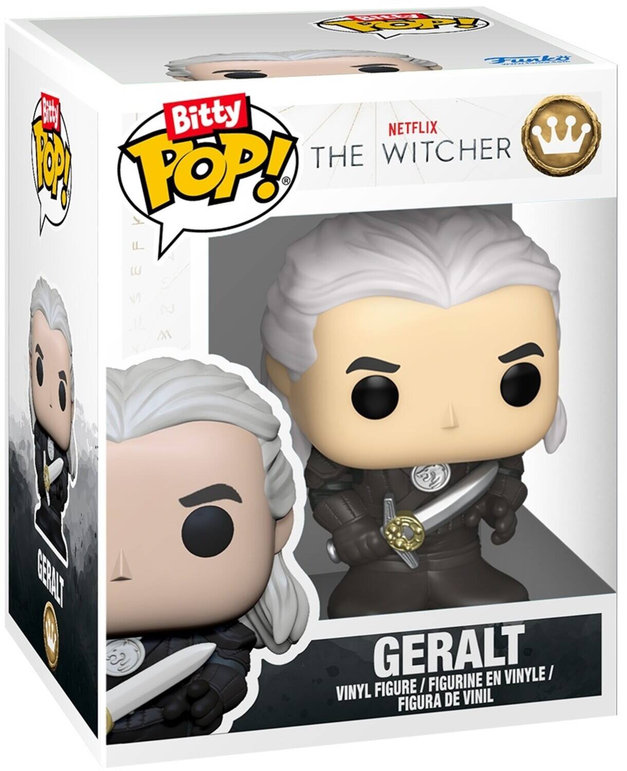 Bitty POP! The Witcher Netflix
Geralt
Vinyl Figure / Figurine en Vinyle / Figura de Vinil