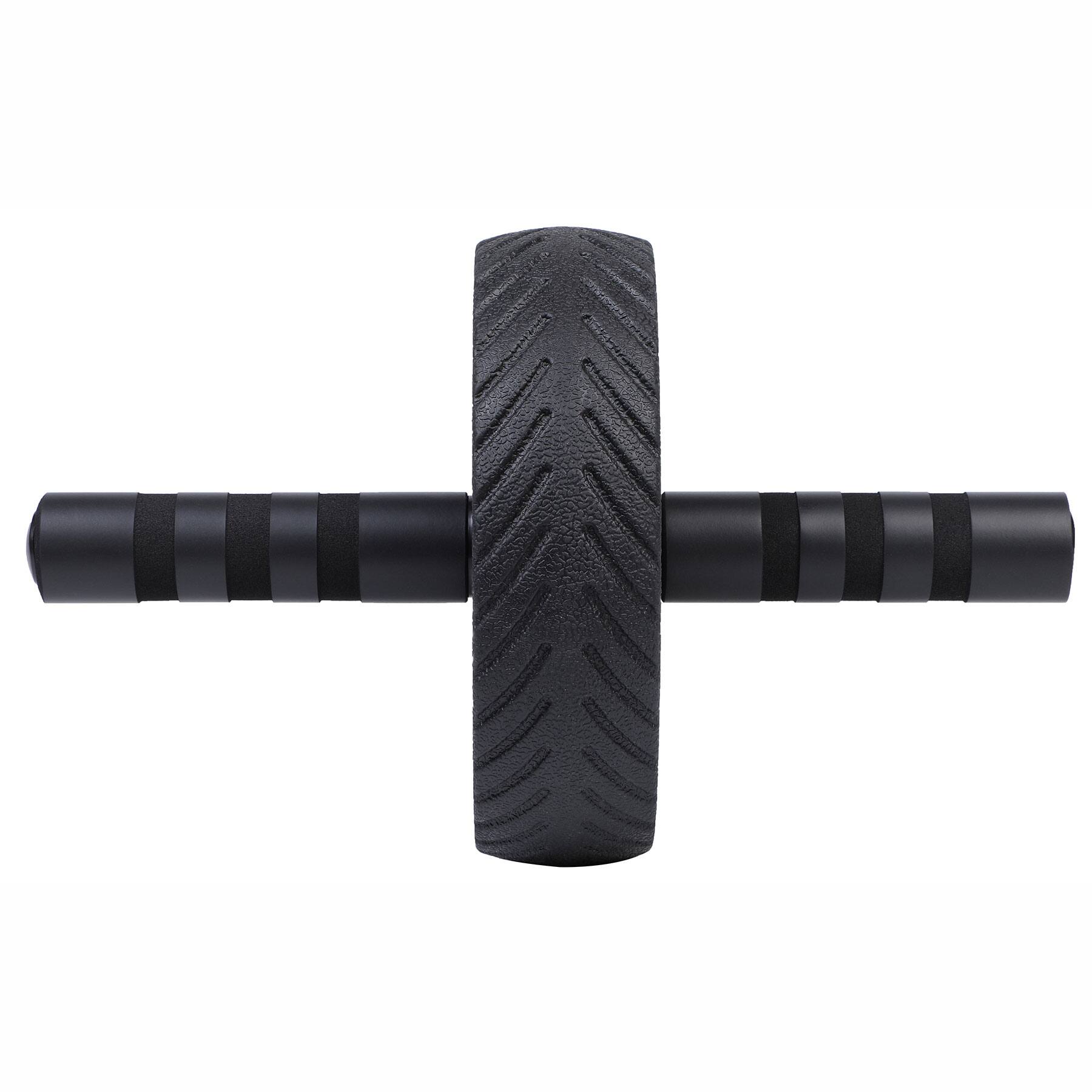 Alt View 1. HolaHatha - HolaHatha Exercise Fitness Abdominal Core Toner Workout Single Ab Roller Wheel - Black.