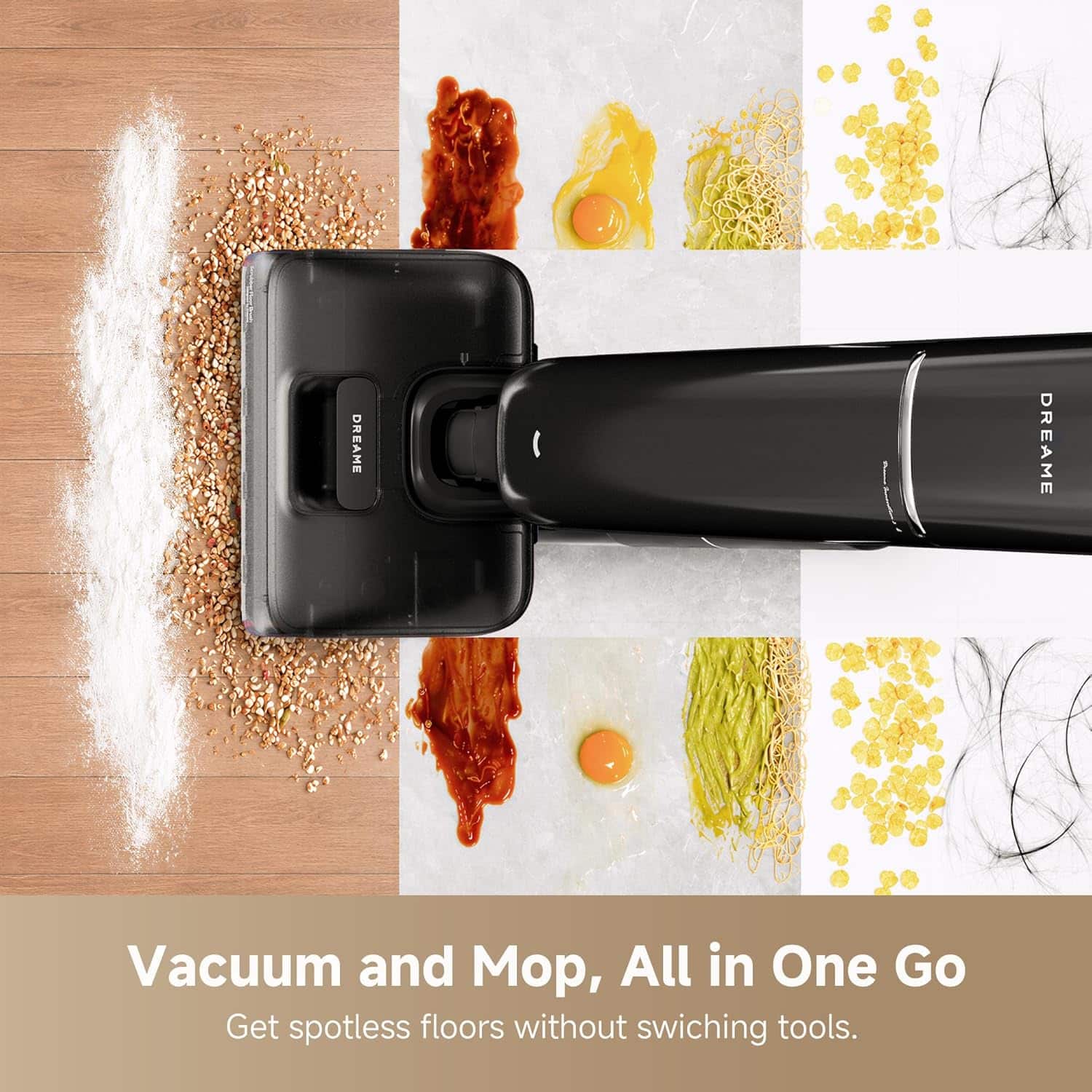 【特上セット】Dreame Aerostraight ＆ AirStyle 2点 Dreame Aero Kit All in 1 vacuum mop, 0 hair residue, one press