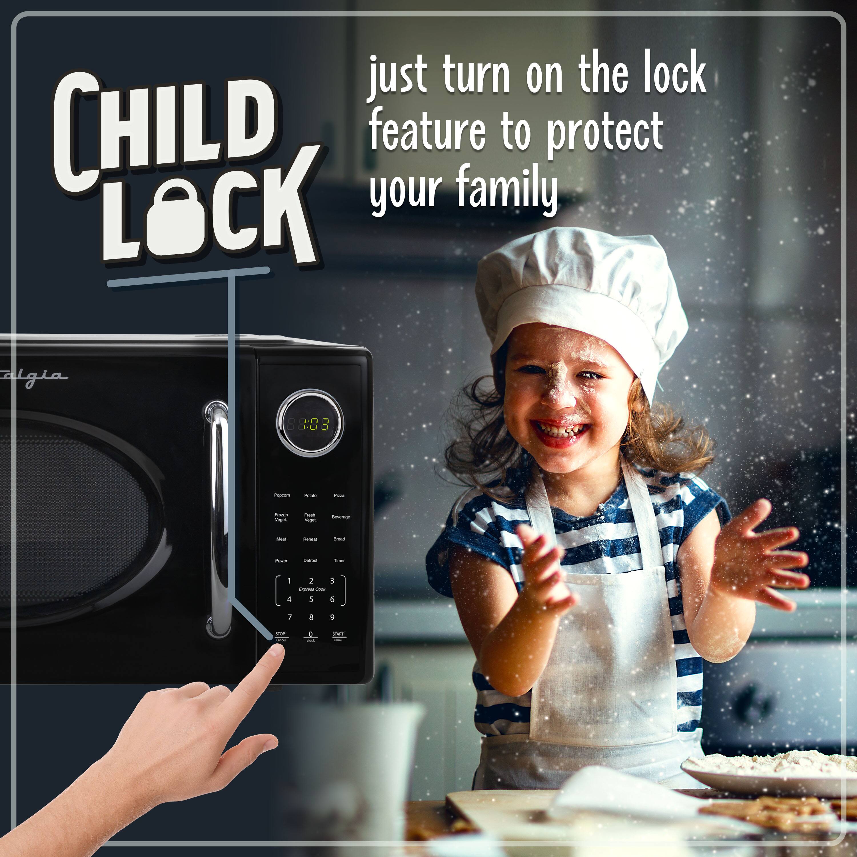 just turn on the lock CHILD feature to protect your family