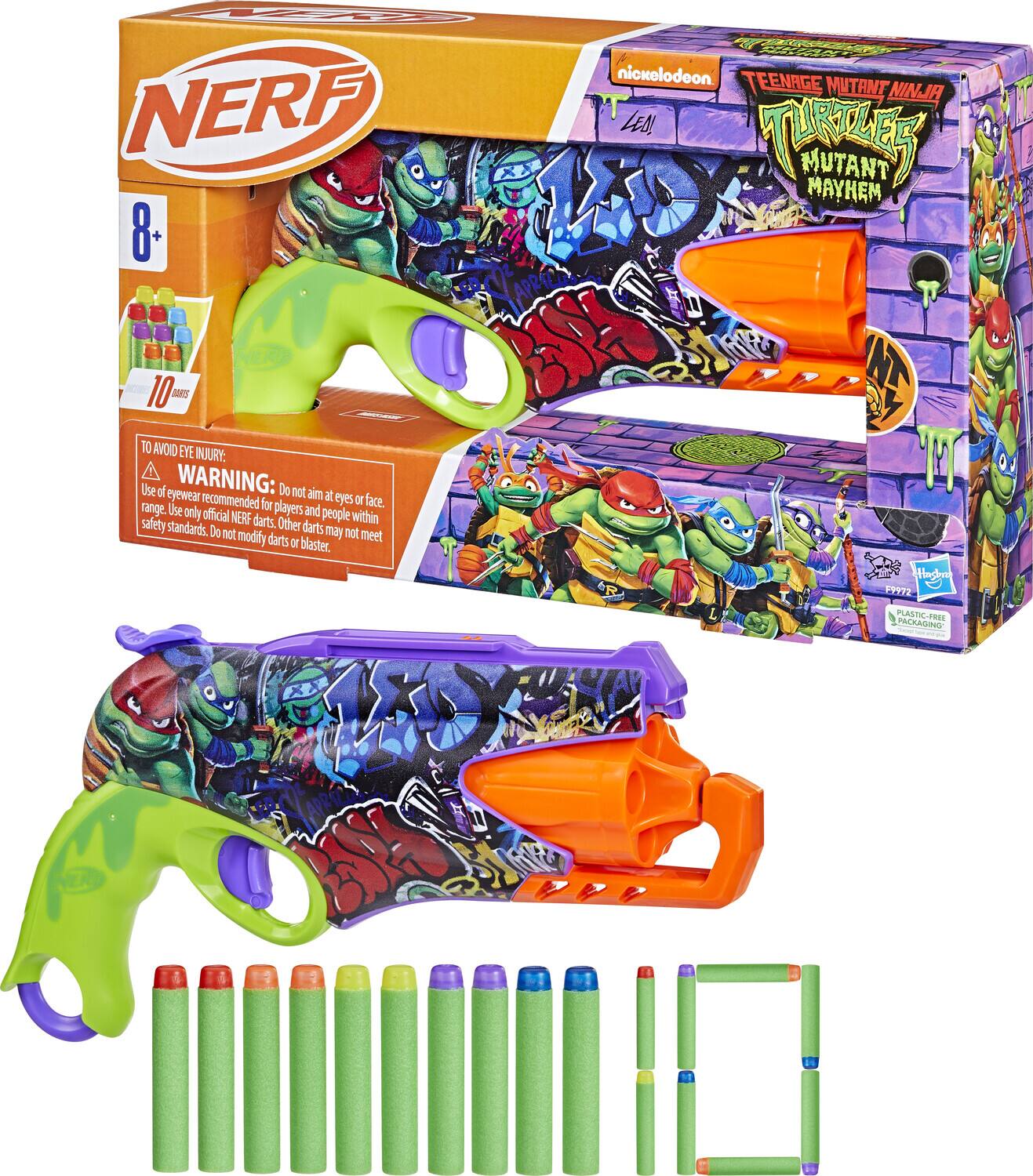 Hasbro - Collectibles - Nerf - Teenage Mutant Ninja Turtles Dart Blaster (TMNT) - Collectibles - Multicolor