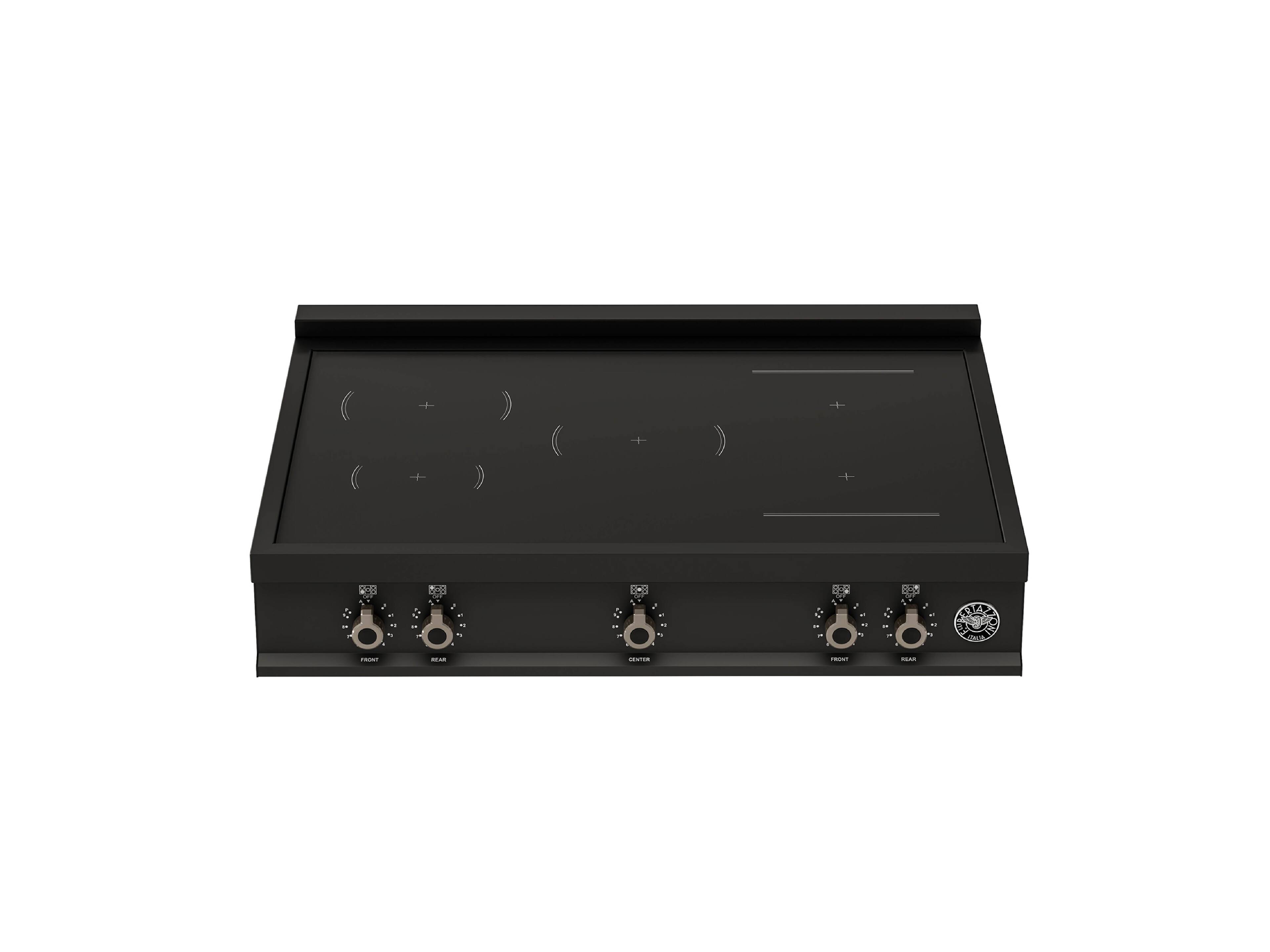 Bertazzoni - 36" Professional Series 5-Element Electric Induction Rangetop - Carbonio