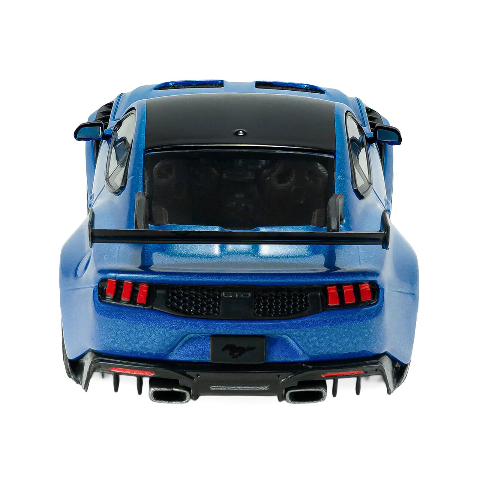 Alt View 4. Solido - 2025 Ford Mustang GTD Indulgent Blue Metallic with Black Top 1/43 Diecast Model Car by Solido.