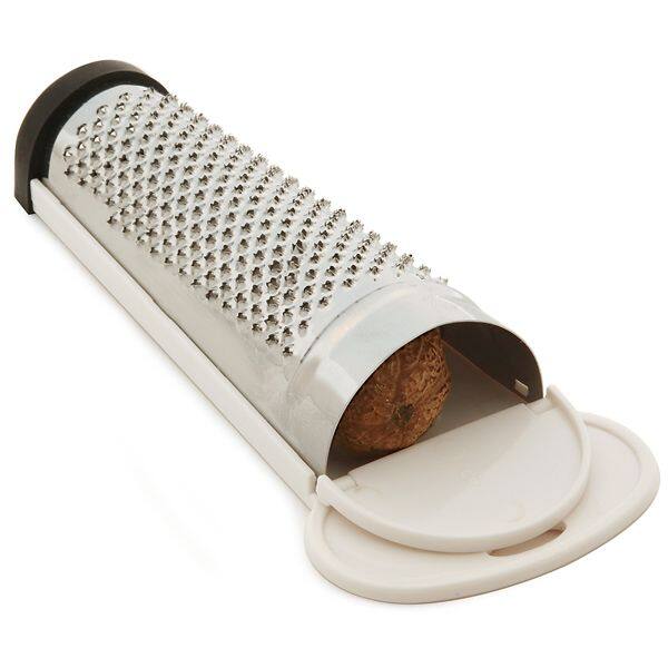 Alt View 2. Norpro - Stainless Steel Nutmeg Grater - Silver.
