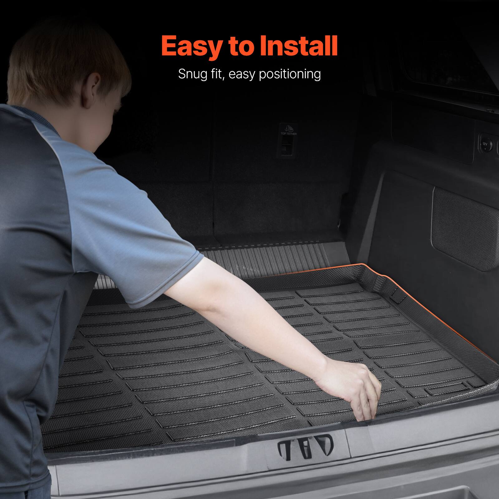 Easy to Install  
Snug fit, easy positioning