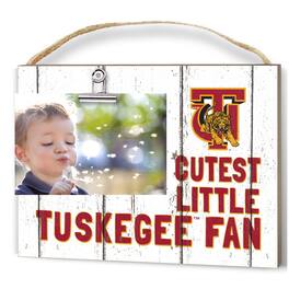 Jardine - Tuskegee Golden Tigers 8'' x 10'' Cutest Little Weathered Logo Clip Photo Frame - White