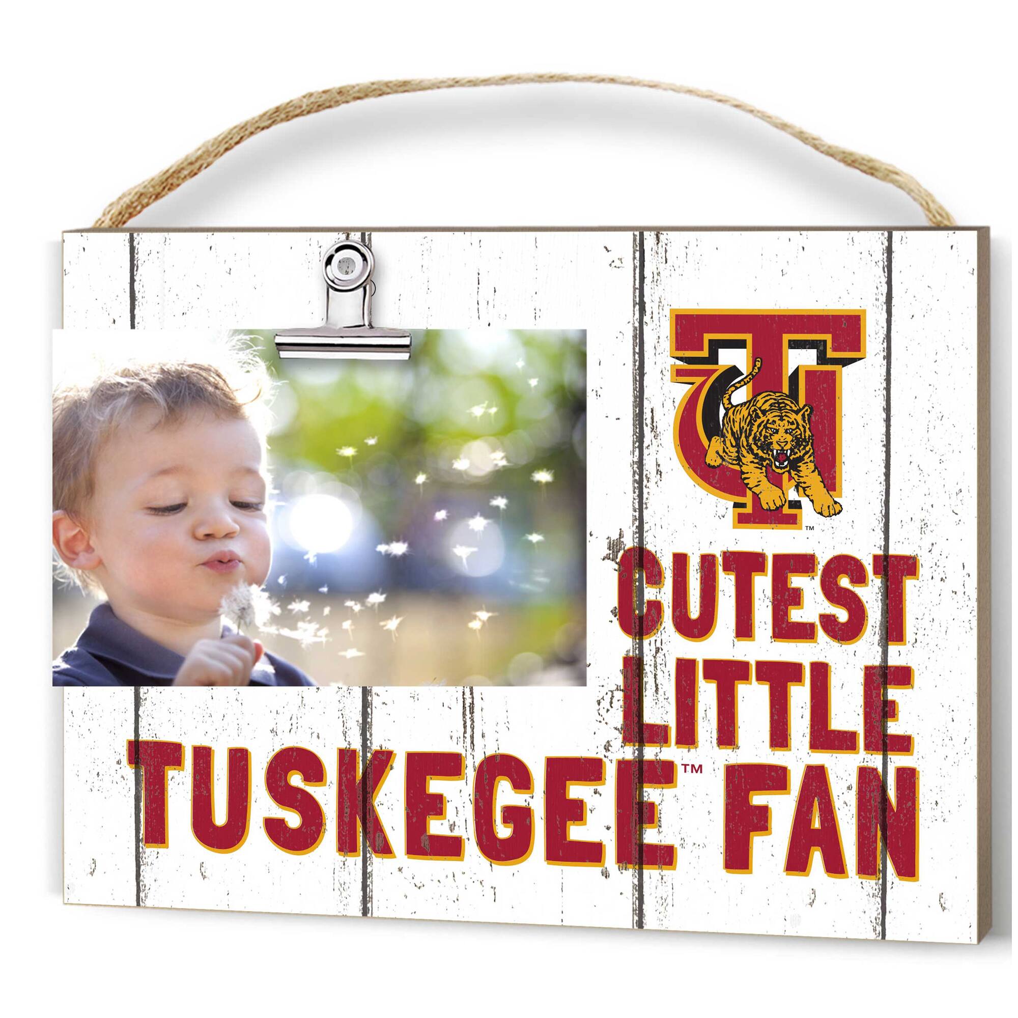 Tuskegee Golden Tigers 8'' x 10'' Cutest Little Weathered Logo Clip Photo Frame
