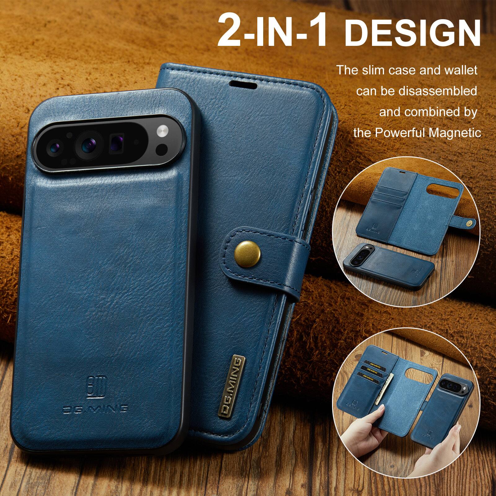 2-IN-1 DESIGN

The slim case and wallet can be disassembled and combined by the Powerful Magnetic