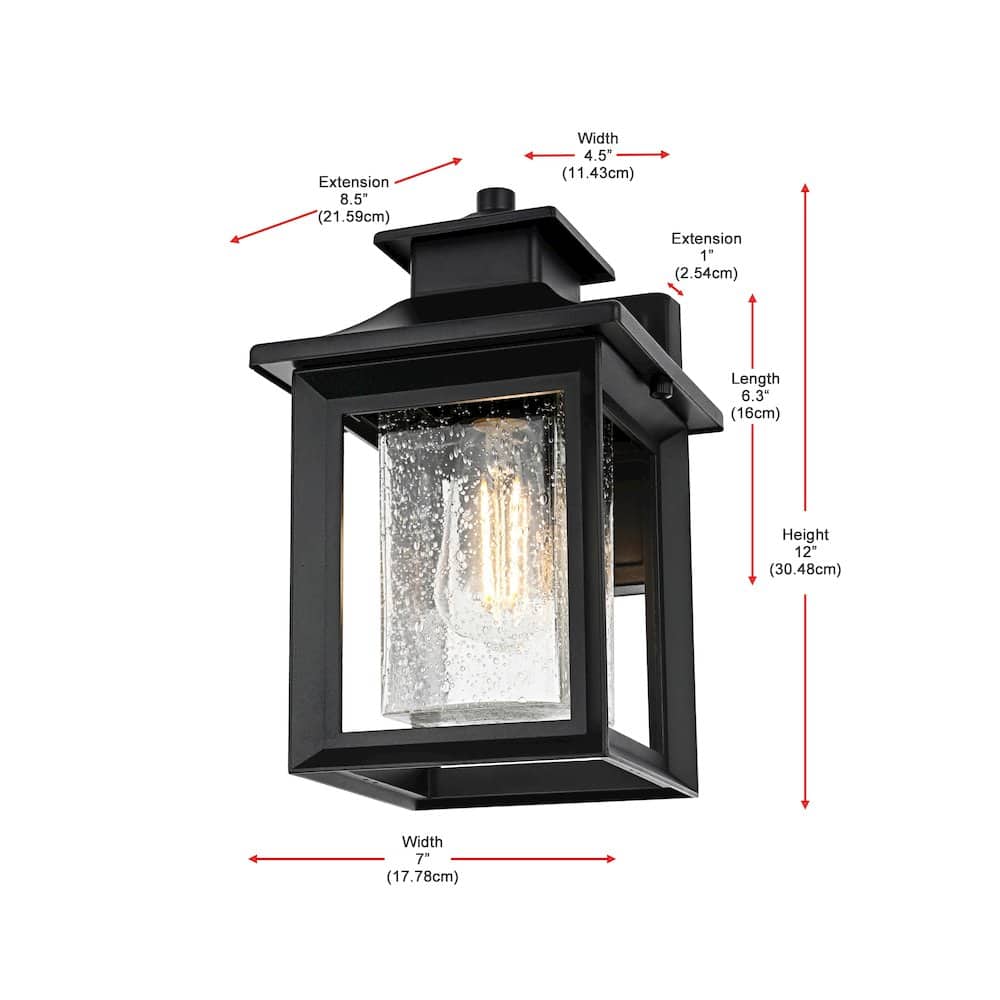 Elegant Lighting - Judson 7 inch Outdoor Pendant - Black price history on PriceWatchPro