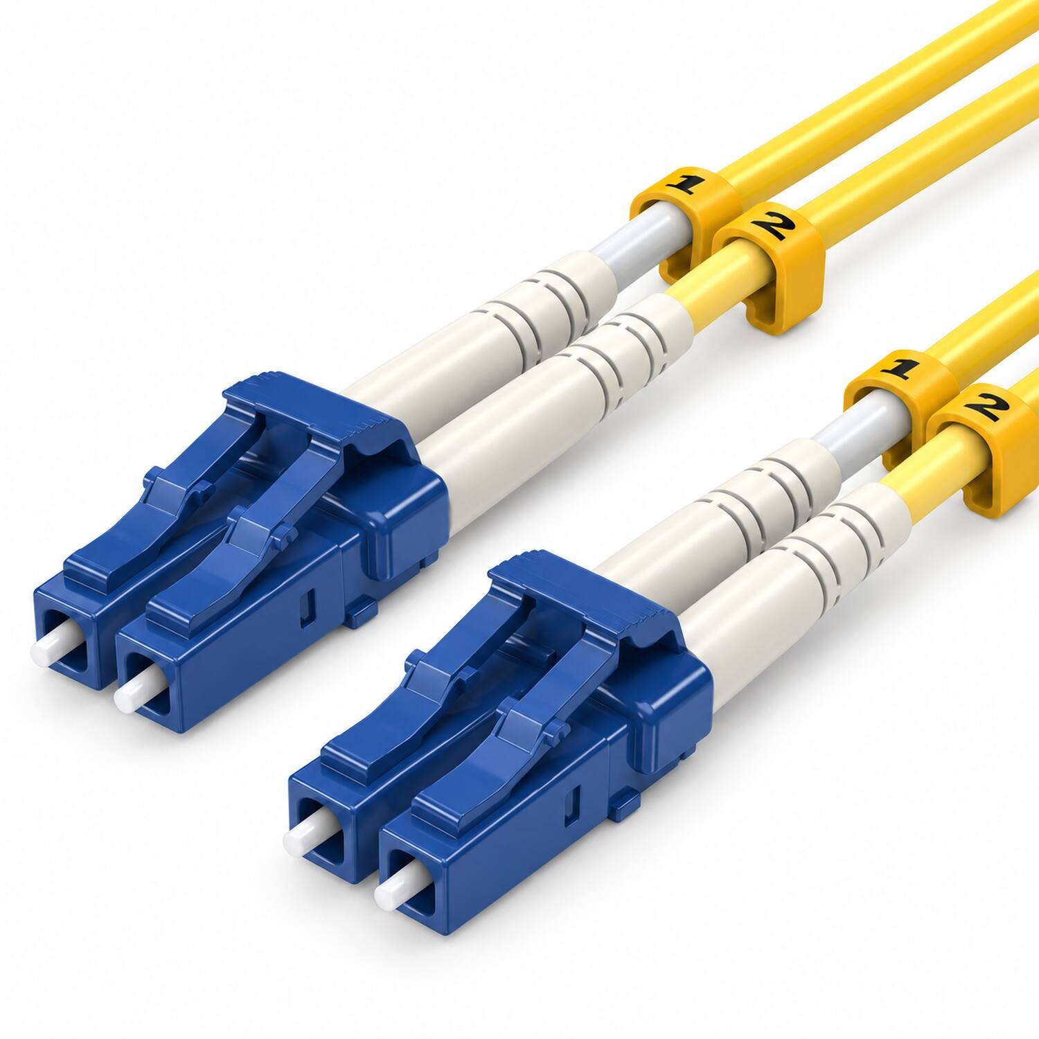 Angle. Sanoxy - 20m LC/LC Duplex 9/125 Single Mode Fiber Optic Cable - Multi.