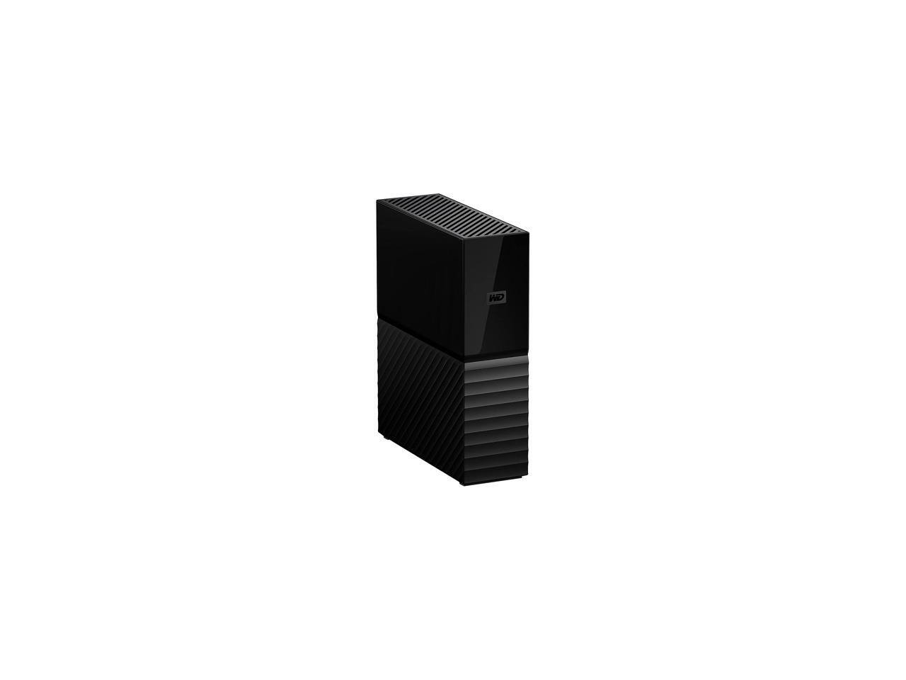 Alt View 4. Western Digital - WD My Book 12TB Desktop External Hard Drive for Windows/Mac/Laptop, USB 3.0 Black (WDBBGB0120HBK-NESN) - Black.