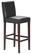 Angle. Serta - Liam 29.5" Leather Bar Wood Stool Set of 2 - Dark Brown.