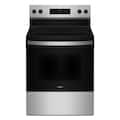 Whirlpool - 30 in. Wide 4 elements Electric Range with No Preheat Mode - Stainless Steel