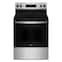 Whirlpool - 30 in. Wide 4 elements Electric Range with No Preheat Mode - Stainless Steel