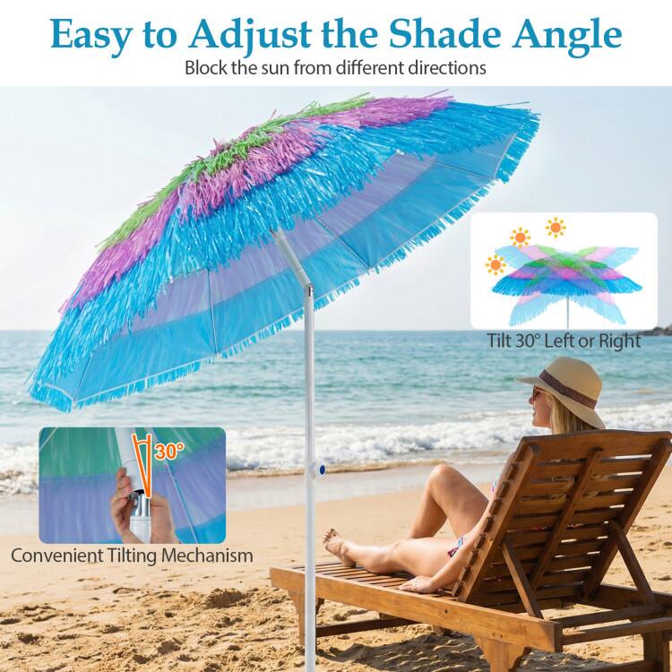 Easy to Adjust the Shade Angle  
Block the sun from different directions  
Tilt 30° Left or Right  
Convenient Tilting Mechanism