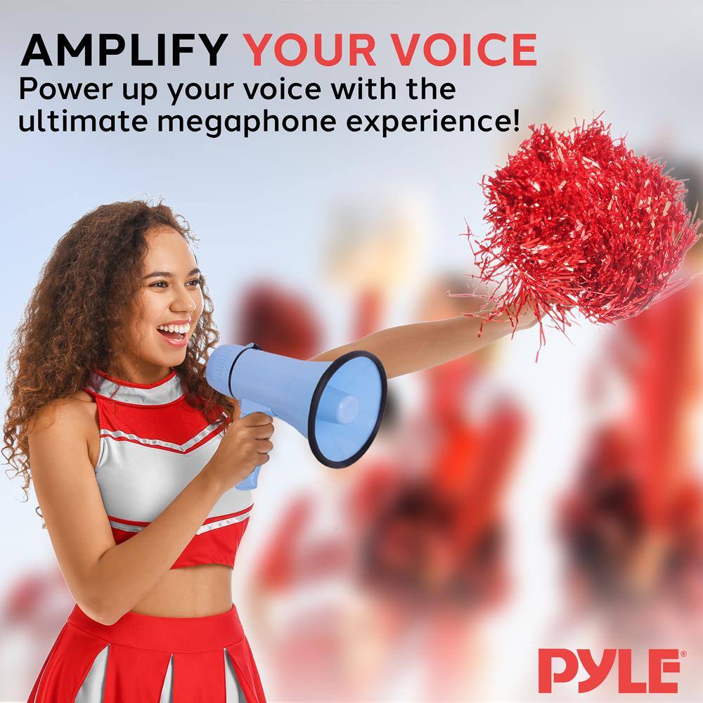 AMPLIFY YOUR VOICE  
Power up your voice with the ultimate megaphone experience!  

PYLE