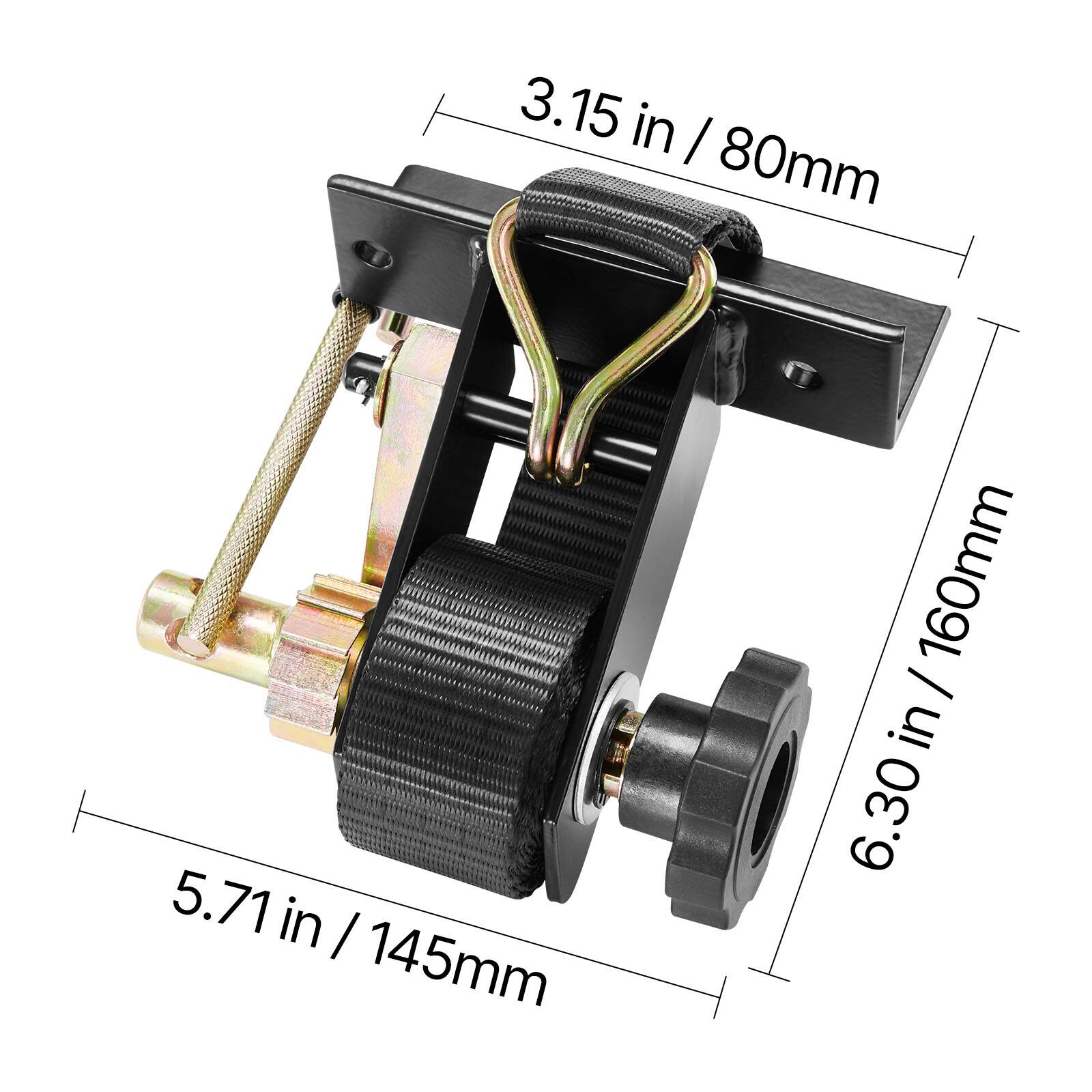 3.15 in / 80mm  
5.71 in / 145mm  
6.30 in / 160mm