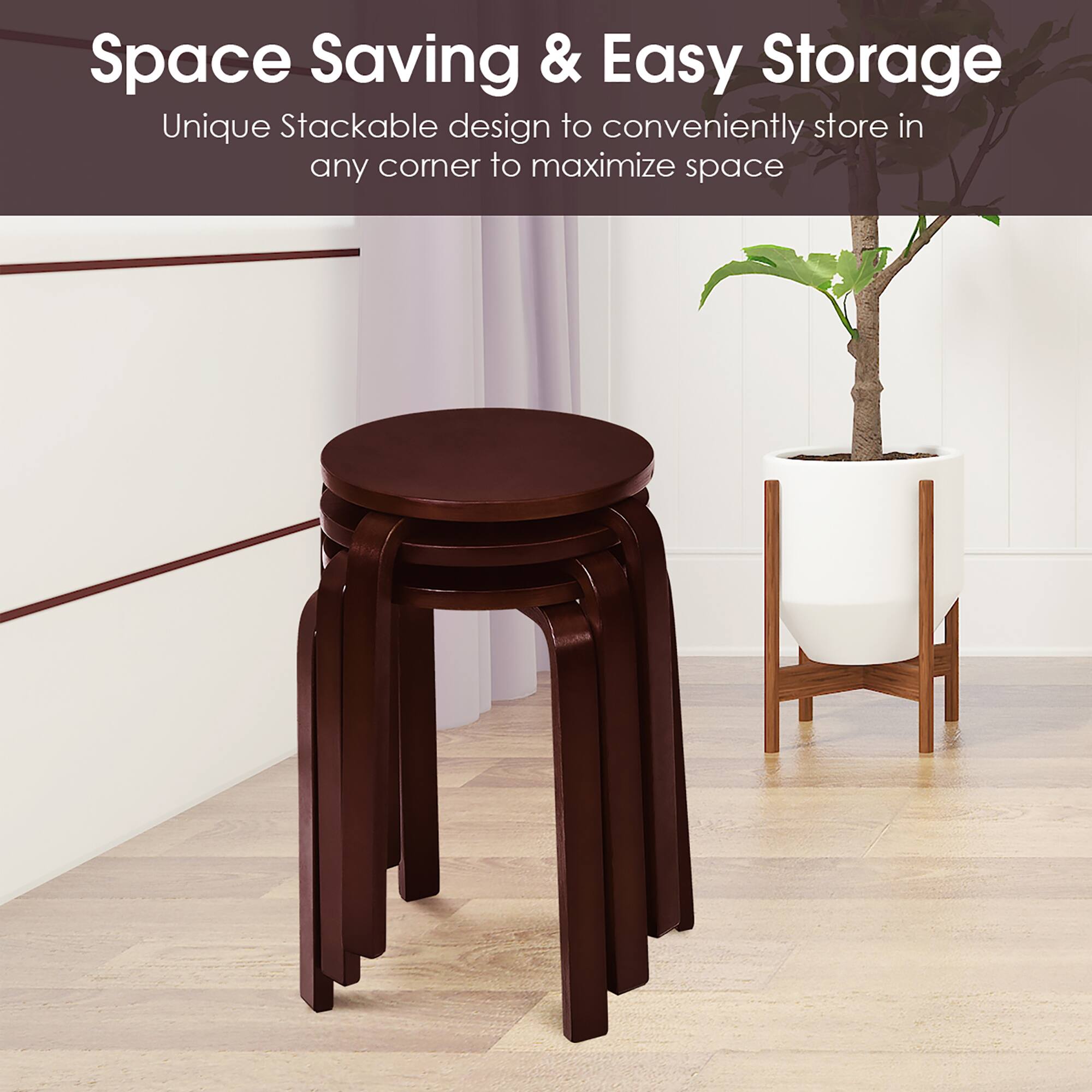 Space Saving & Easy Storage

Unique Stackable design to conveniently store in any corner to maximize space.