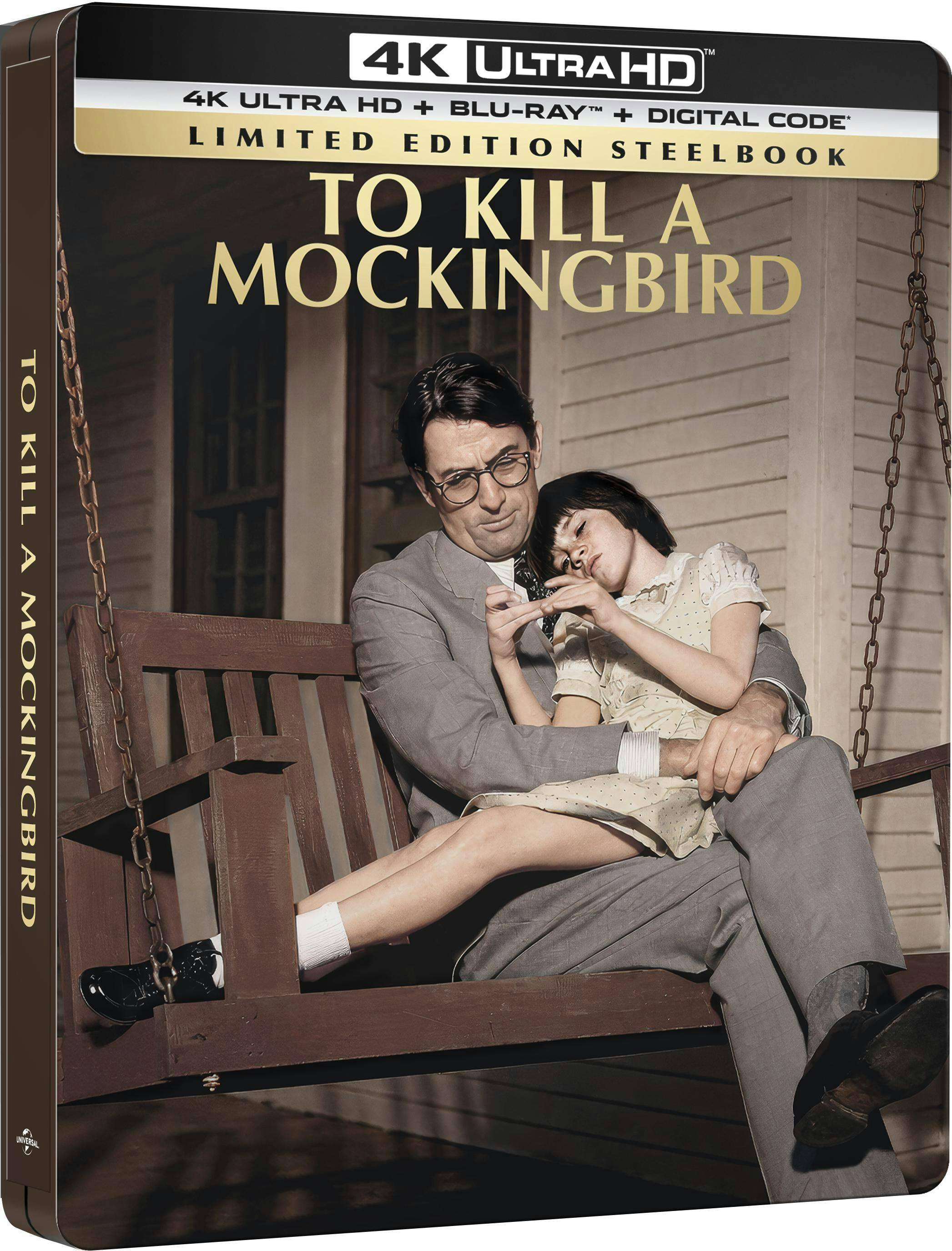 Angle. To Kill a Mockingbird (Limited Edition 4K Ultra HD Steelbook + Blu-ray + Digital) [UHD].