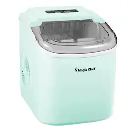 Magic Chef - Portable Countertop Ice Maker, 27 Lbs. per Day - Mint Green