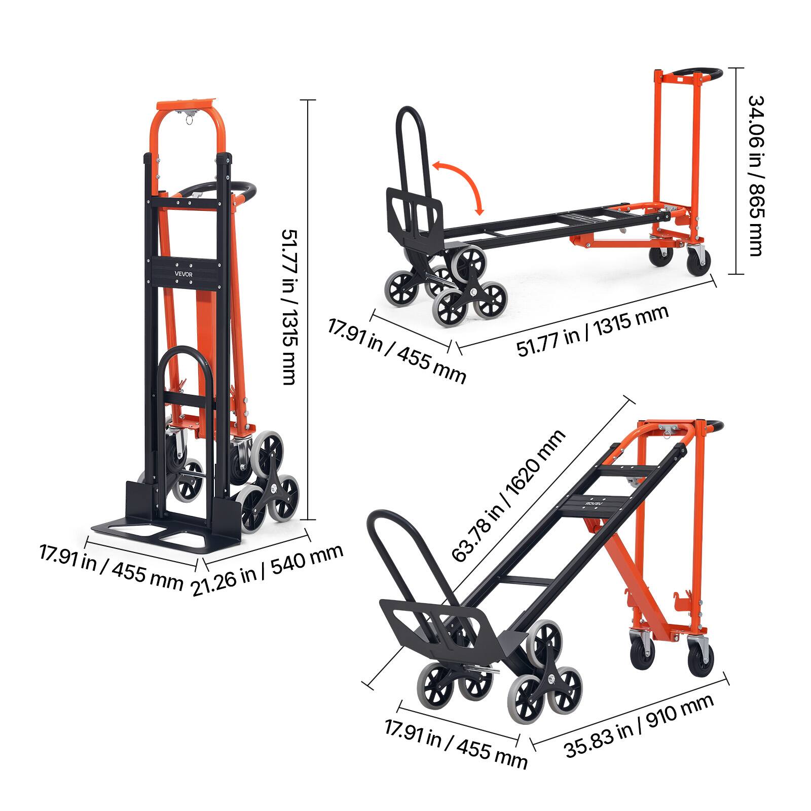 VEVOR

51.77 in / 1315 mm  
17.91 in / 455 mm  
34.06 in / 865 mm  
21.26 in / 540 mm  
63.78 in / 1620 mm  
35.83 in / 910 mm