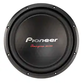 Pioneer - TS-A301D4 Champion Series TS-A301D4 12-Inch 1,600-Watt-Max Dual-Voice-Coil 4-Ohm Component Subwoofer - Black