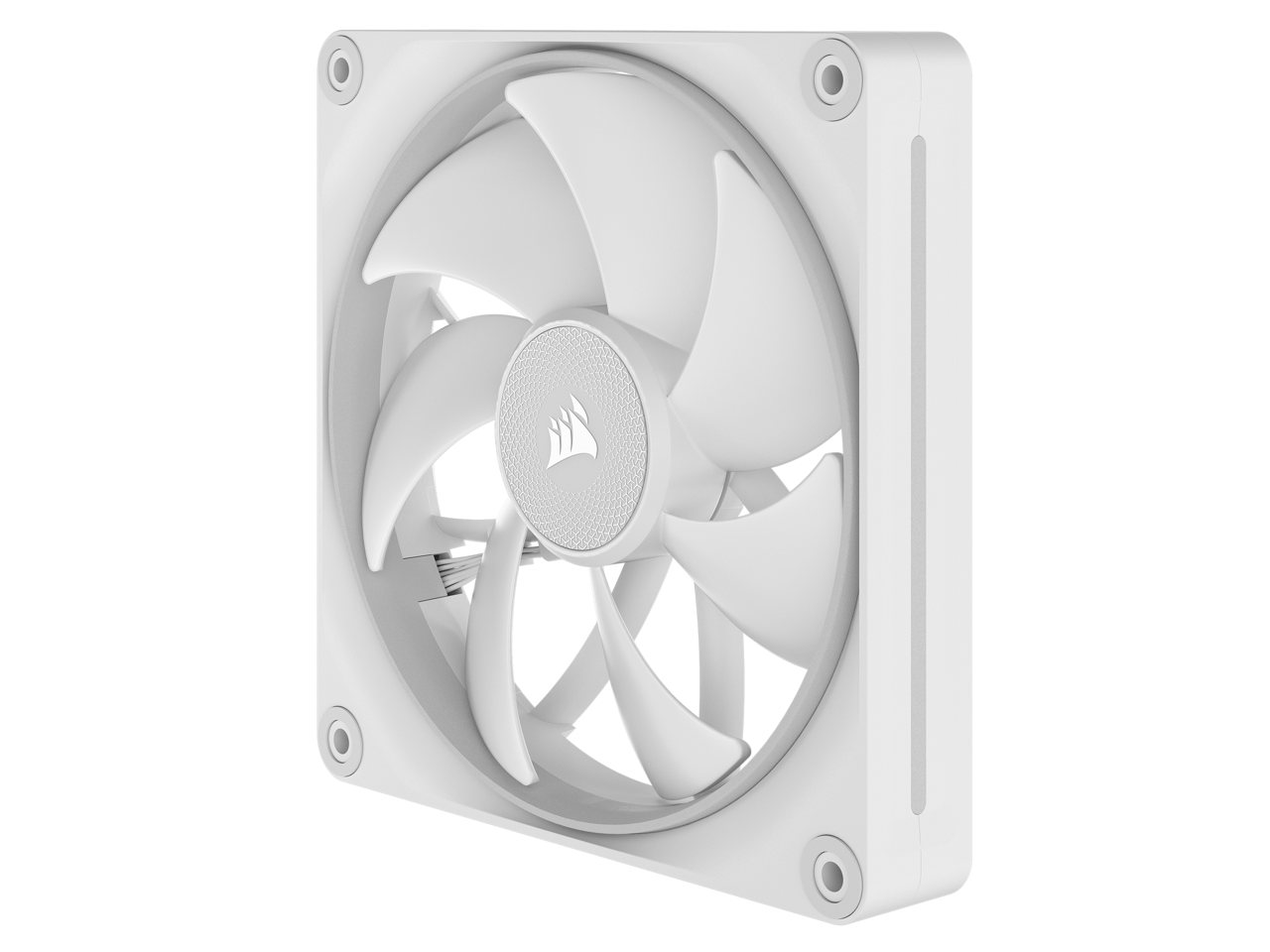 Alt View 7. CORSAIR - CORSAIR LX RGB Series, iCUE LINK LX140 RGB White, 140mm Fan, Dual Pack - White.