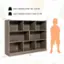 Load Capacity of the Top: 132 lbs. Load Capacity of Each Cube: 44 lbs. 36.5" 10.5" 23" 12" 10.5" 3" 12.5" 15" 48"