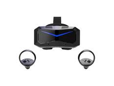 Front. Pimax - Pimax Crystal Super Ultra Wide QLED Virtual Reality Headset with Controllers 37P-009S-00025 - Black.