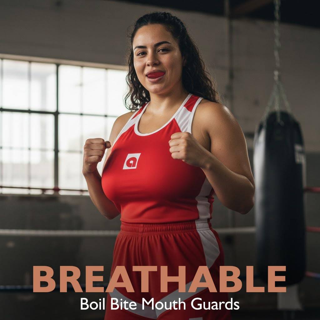 BREATHABLE  
Boil Bite Mouth Guards