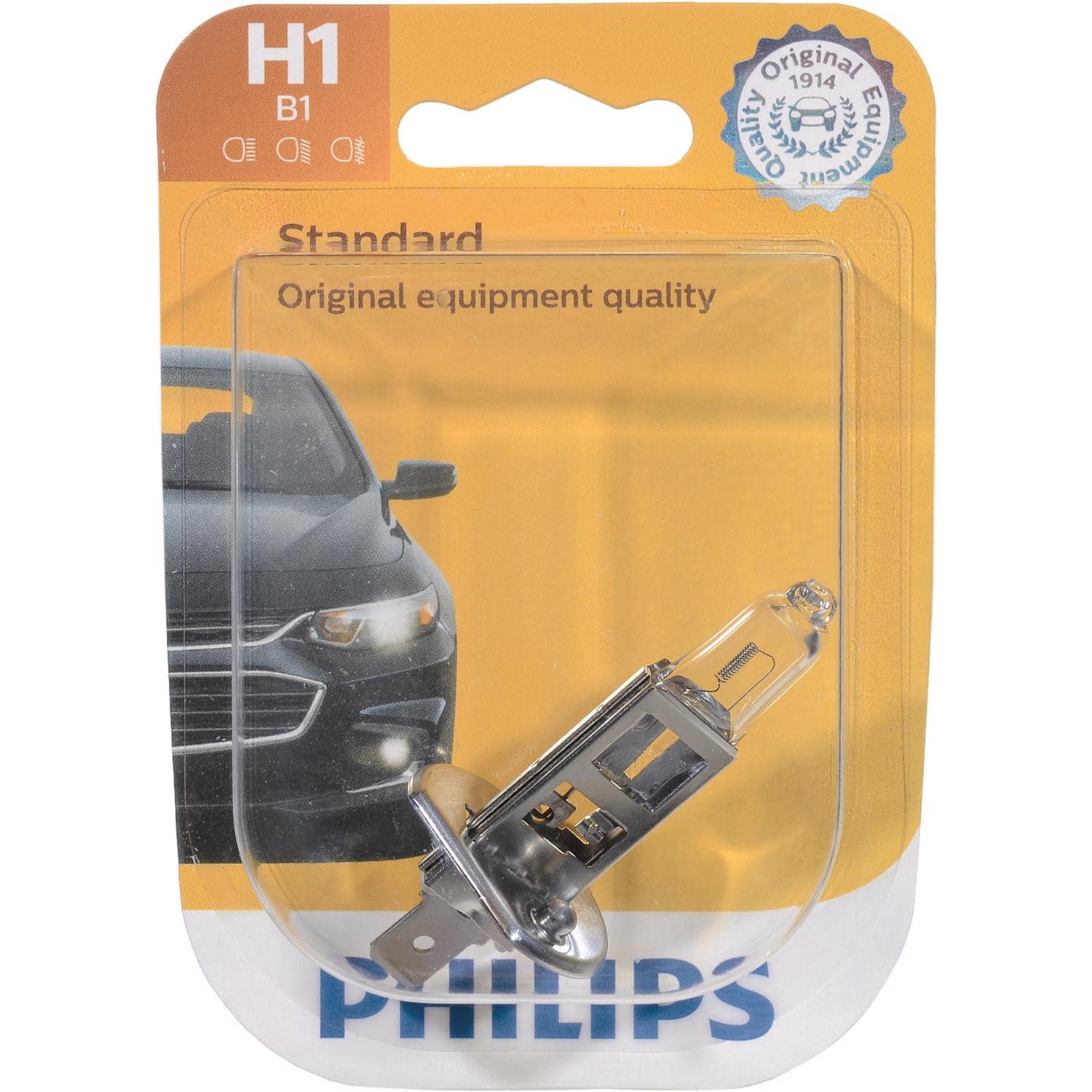 Philips - Standard Halogen High Beam Automotive Bulb H1B1