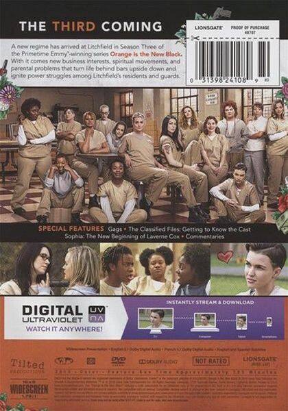 Alt View 1. Orange Is the New Black: Season Three   - DVD.