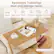 Spacious Tabletop Meet your storage needs SS Easy-to-clean Surface Laptop Table Lamp Snack Coffee Mug Magazines Decoration & Book