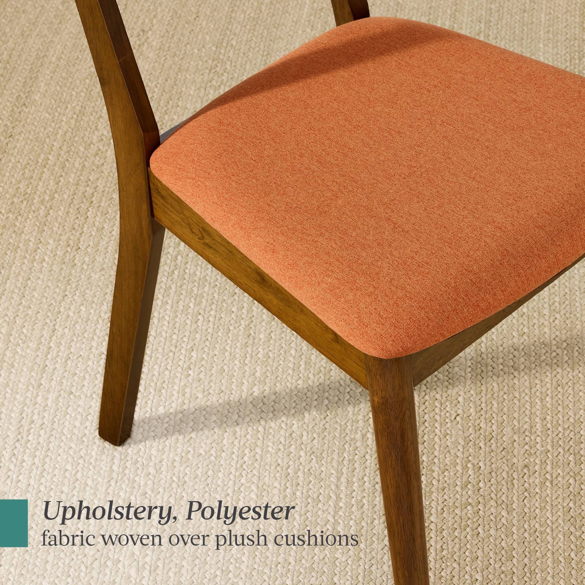 Upholstery, Polyester fabric woven over plush cushions