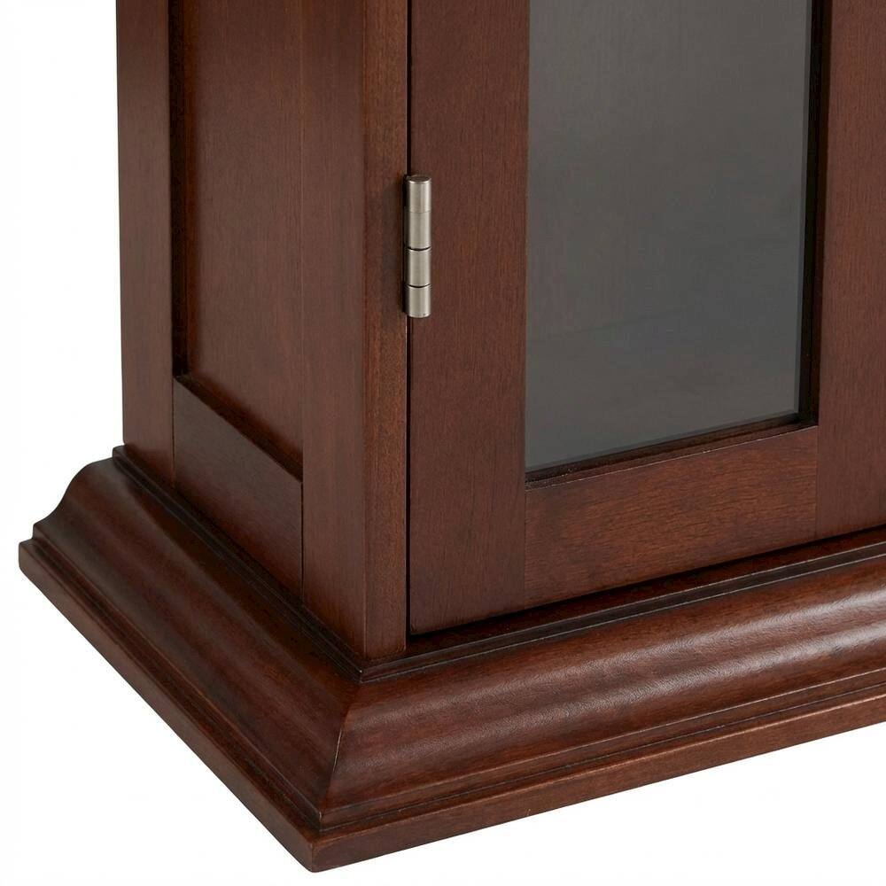 Alt View 1. FurniFact - Media Storage Cabinet - Walnut.