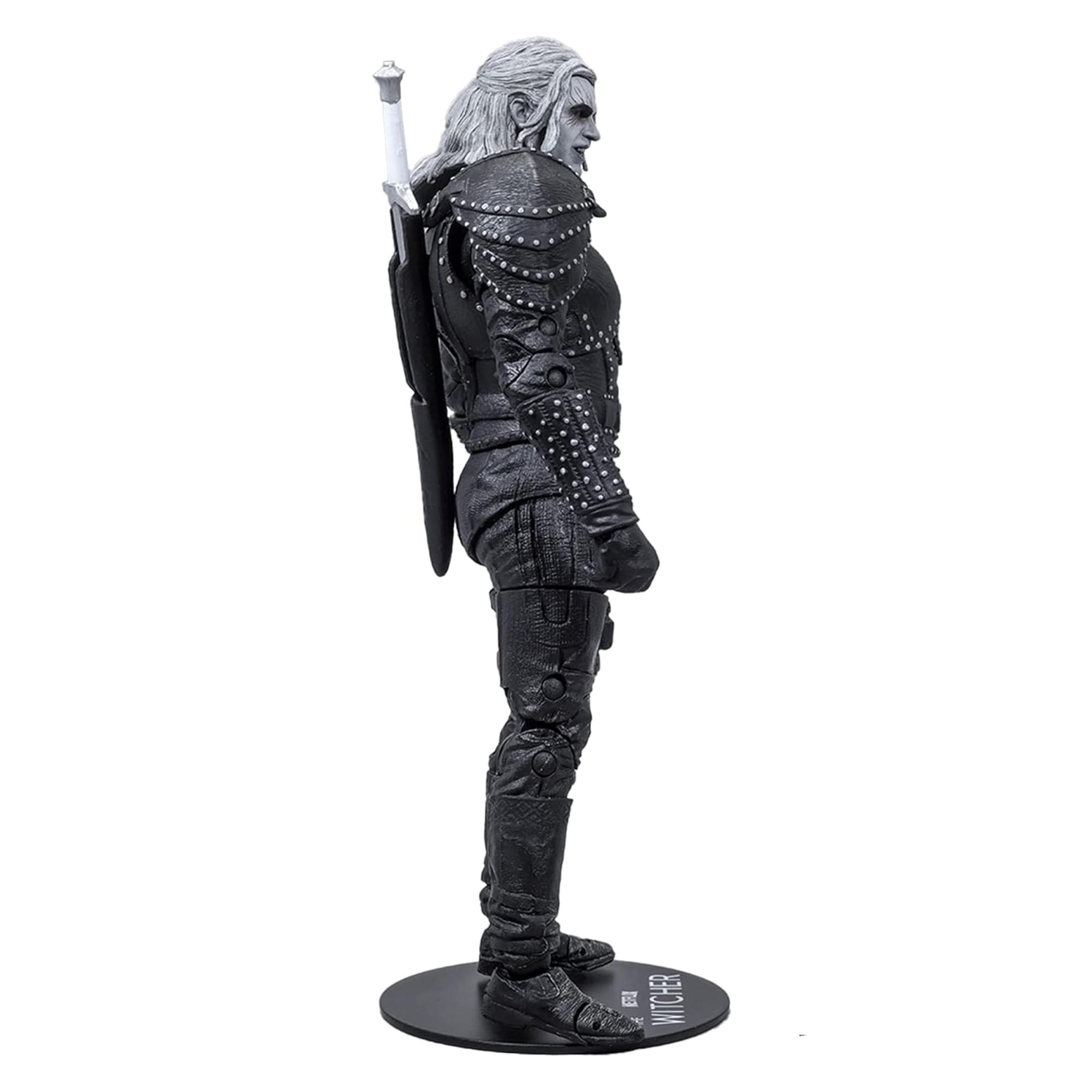 Alt View 4. CroJack Capital - The Witcher Netflix 7-Inch Scale Action Figure | Geralt of Rivia in Witcher Mode - Black.