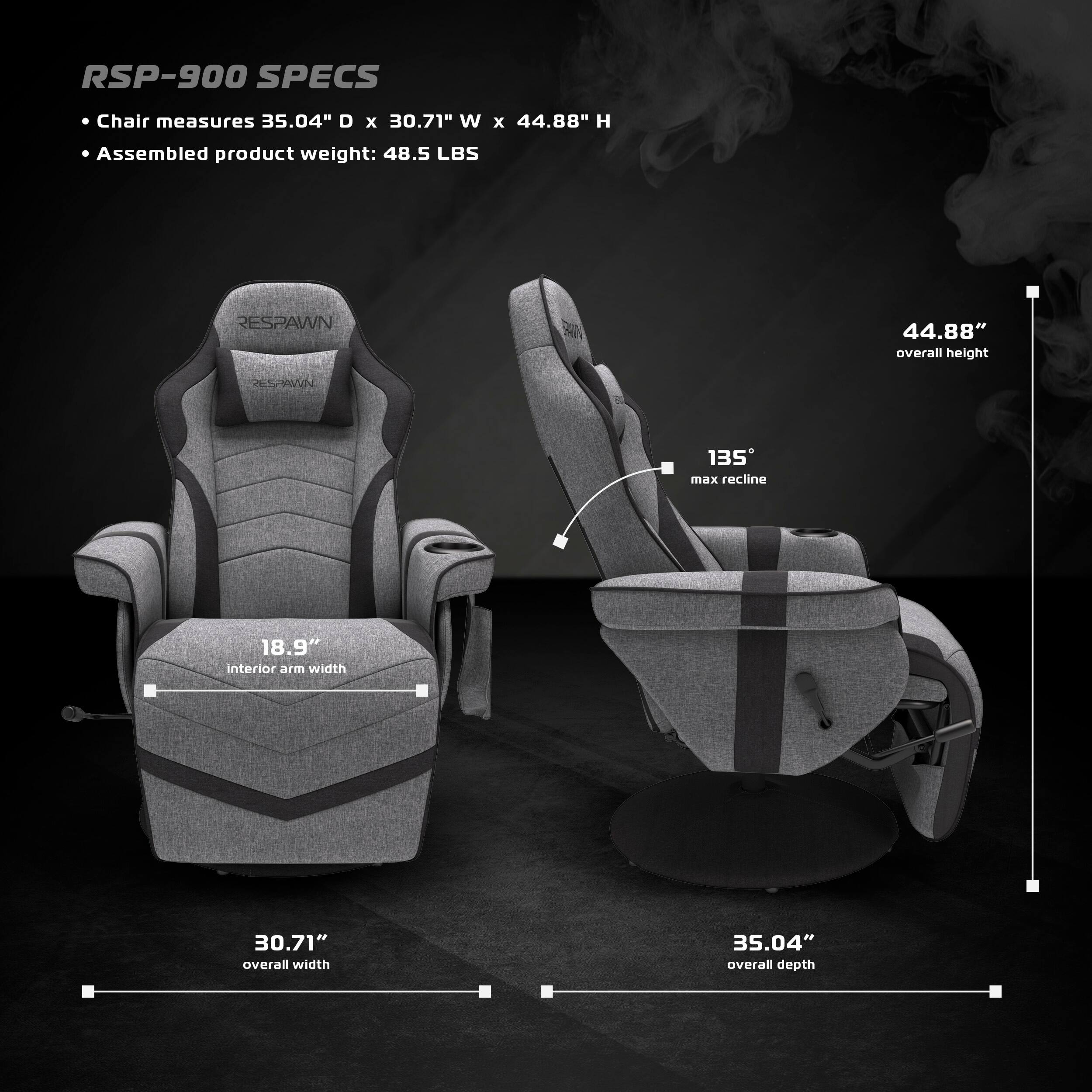 Respawn Products RESPAWN 900 Gaming Recliner Reclining Gaming
