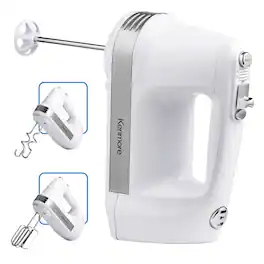 Kenmore - 5-Speed Hand Mixer / Beater / Blender 250W with Burst Control - White