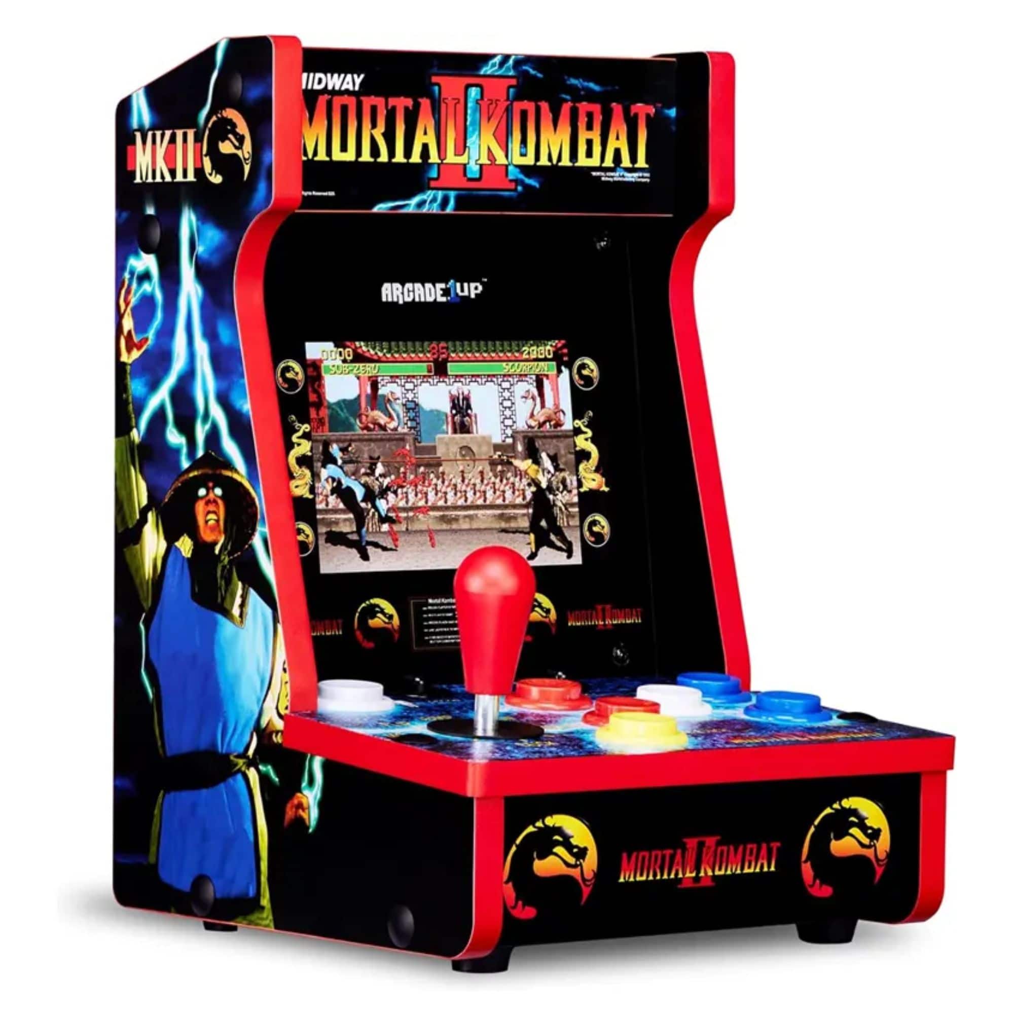 Mortal Kombat II Countercade Countertop Arcade Machine with 3 Games