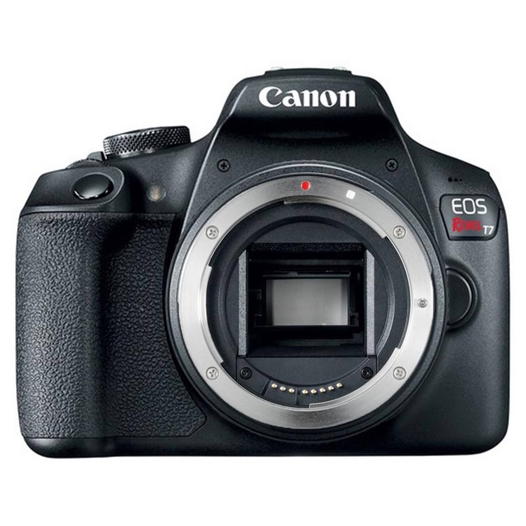 EOS Rebel T7 DSLR Camera with Canon EF S 18 55mm IS II + EF 75