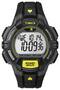 Timex - Ironman Men's Rugged 30-Lap Watch - Black/Lime-Front_Standard