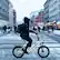 Alt View 5. Actbest - Speedy ST Commuting Electric Bike Step Thru Folding Fat Tire Ebike w/ 40mi Max Range 20mph Top Speed 750w Peak Power - White.
