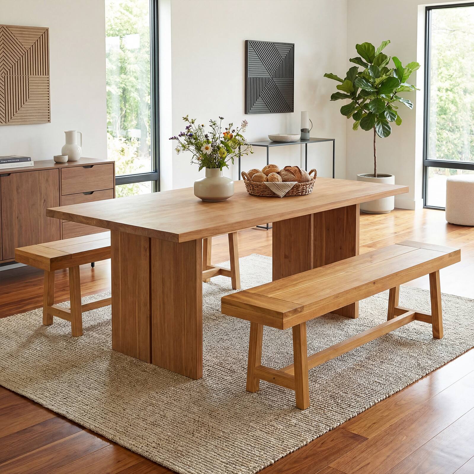 Alt View 5. Gymax - Gymax 63 Inch Solid Wood Bench Rustic Farmhouse Narrow Bench for up to 3 People - Yellow.