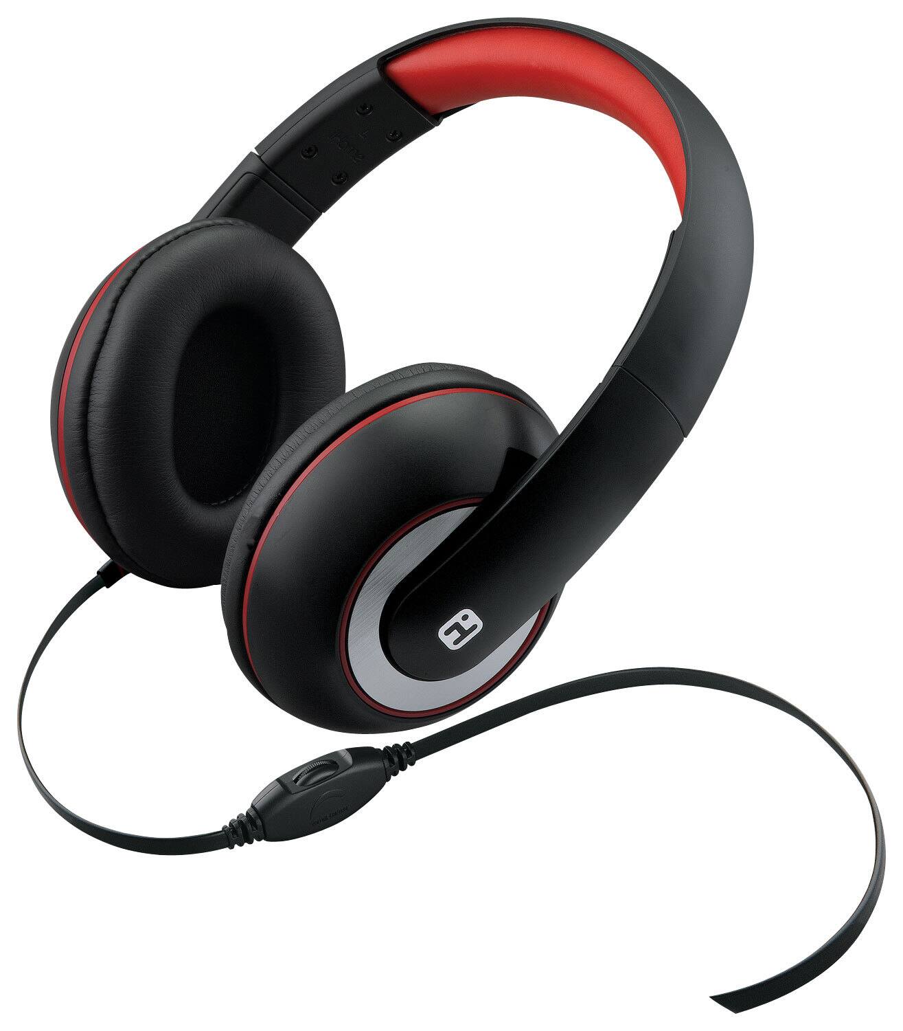 Angle Standard. iHome - Over-the-Ear Headphones - Black.