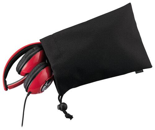 Front Standard. iHome - On-Ear Headphones - Red.