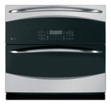 Front Zoom. GE - Profile 30" Built-In Double Electric Convection Wall Oven - Stainless steel.
