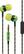 Front Standard. iHome - Earbud Headphones - Green/Yellow.