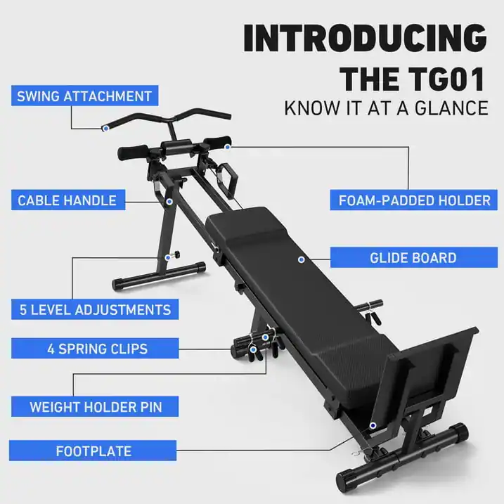 Syedee Total Home Gym,Workout Machine with Total Over 100