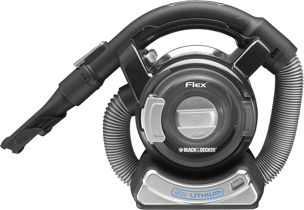 Black & Decker Clearance Platinum 20V MAX* Lithium Flex Bagless Cordless  Hand Vac Black/Silver BDH2000FL - Best Buy