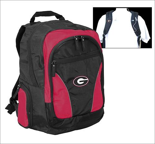 Front Standard. Logo Chairs - Georgia Backpack Laptop Case.